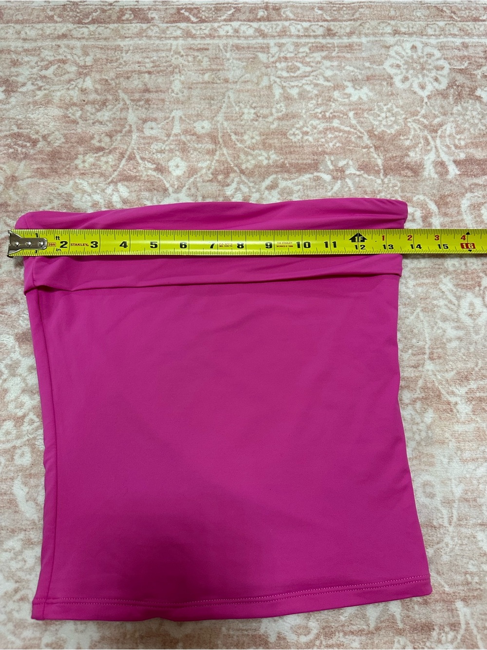NWOT 💕 Fitted Pink Tube Crop Top - Picture 7 of 7